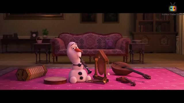 Funny Olaf's part