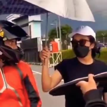 umbrella girl so sexy