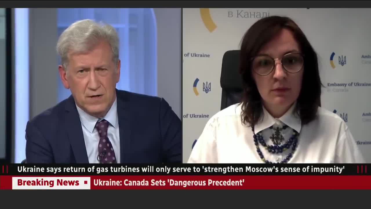 Canada setting a 'dangerous precedent' by releasing turbines: Ukraine