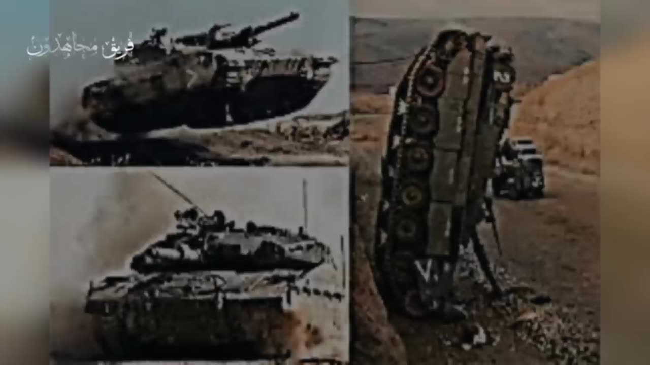 Footage of the Mujahideen team repelling Israeli soldiers