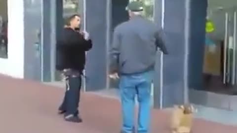 Criminal Thug challenges old man - old man savagely beats thug ko