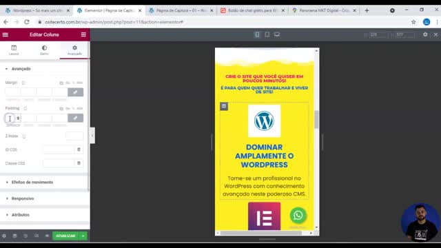 Landing Page Elementor Passo a Passo - Aula 05