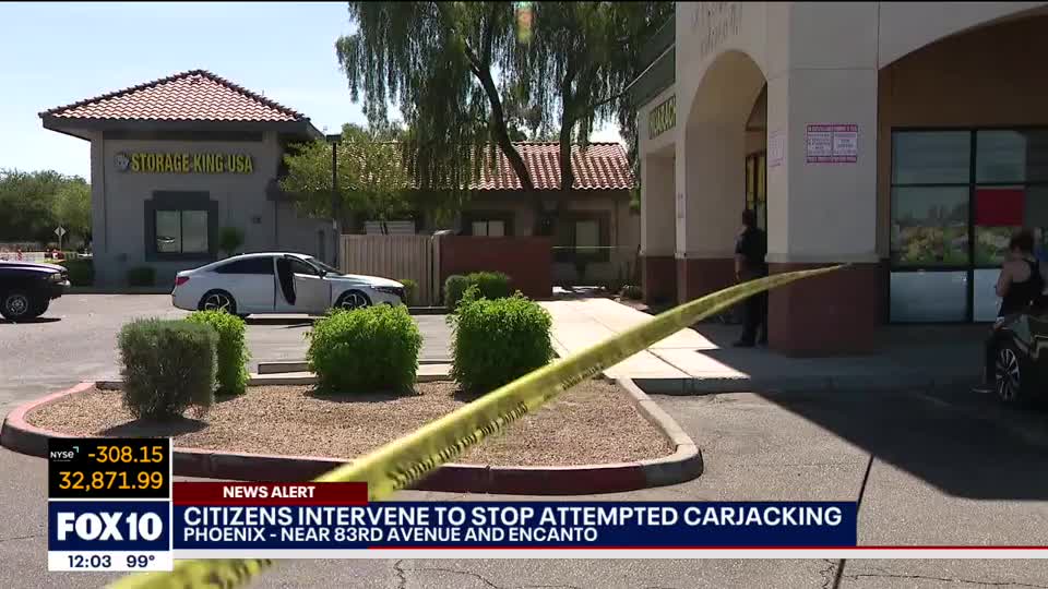 CITIZENS INTERVENE, STOP ATTEMPTED CARJACKING IN WEST PHOENIX
