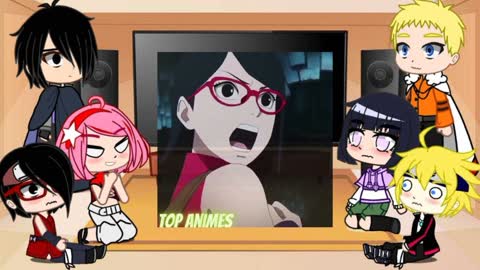 Sasuke react to borusara / Sasuke reagindo a borusara || gacha club