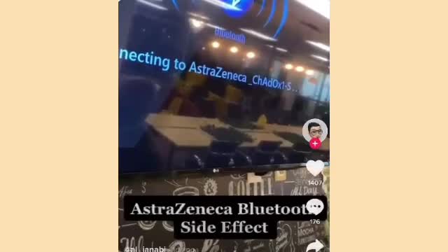 AstraZeneca Bluetooth side effect is real