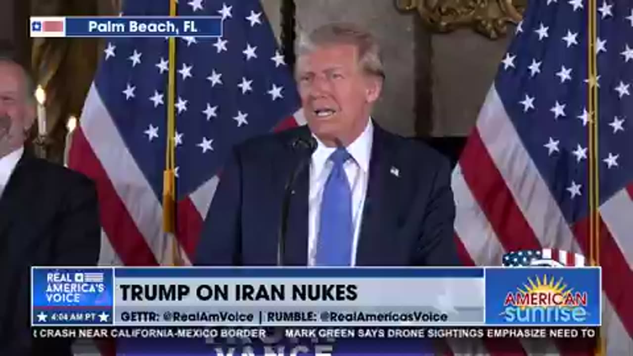 PRESIDENT TRUMP ON IRAN NUKES