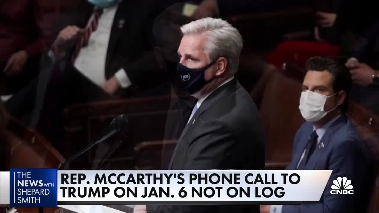 Over 7 hours of transcripts missing from Trump phone logs from Jan. 6