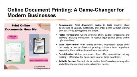 Why Are Document Printing Services Essential for Modern Businesses in India?