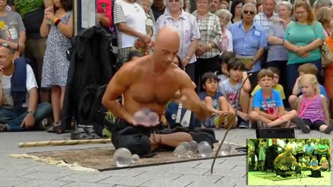 amazing A street Magician