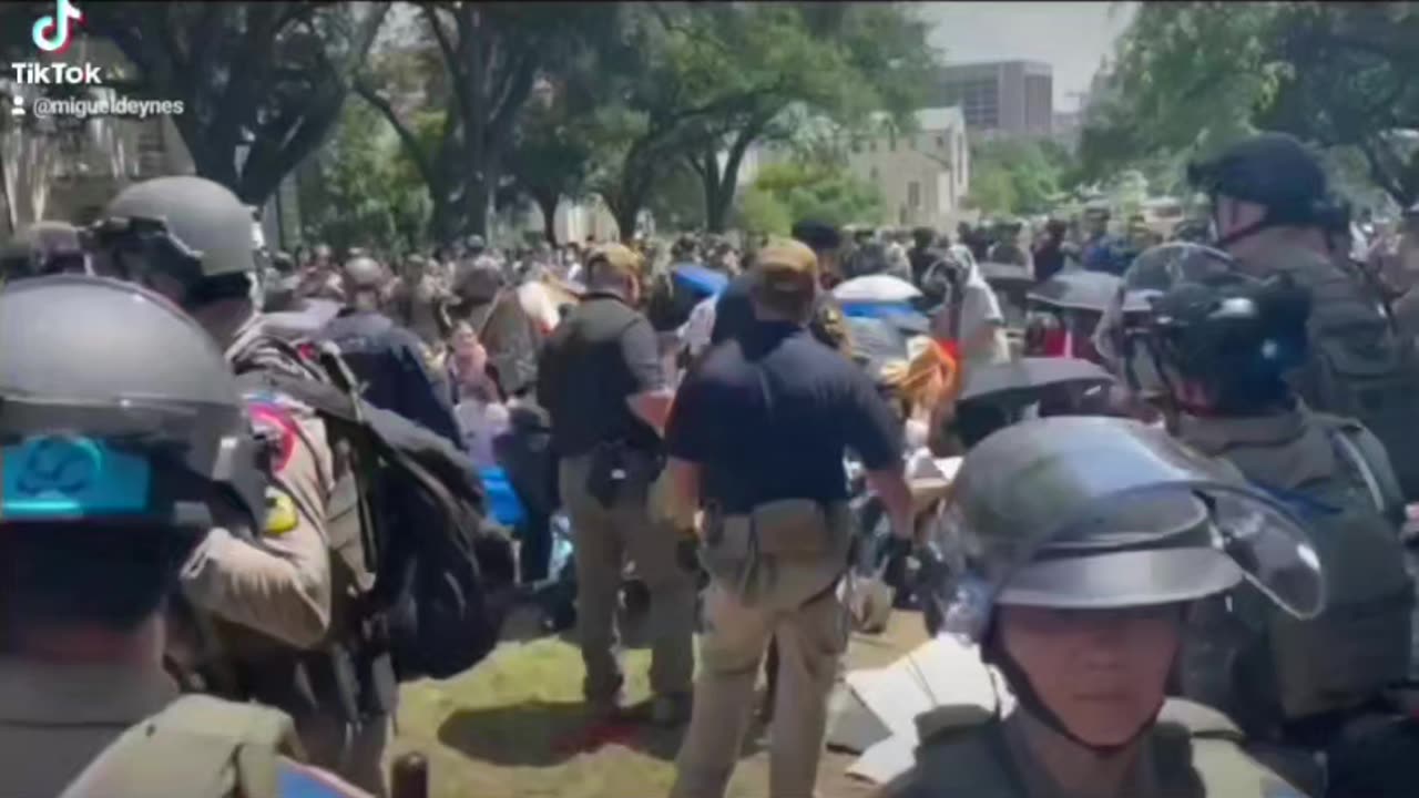 Arrests continue unabated at University of Texas at Austin.