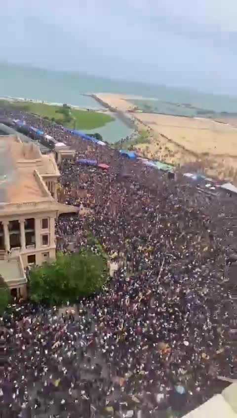 BREAKING: Protesters Storm Presidential Palace in Sri Lanka as Government Falls