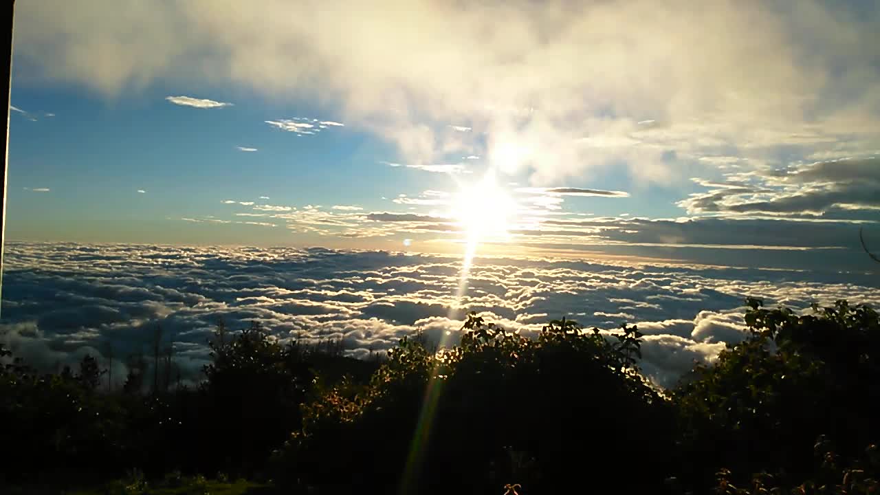 a sea of clouds