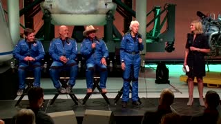 'I want to go again, fast' -Wally Funk after space flight