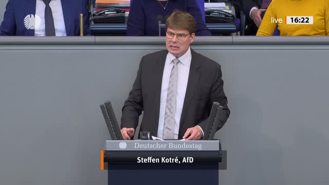Steffen Kotré Rede vom 22.09.2022 (2) - Änderung des Energiesicherungsgesetzes