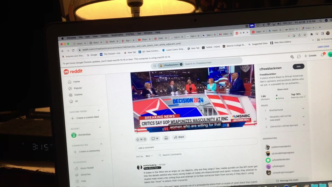 Joy Reid Calls Black Men Who Suppot Donald Trump White Adjacent & Incels