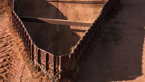 Grading Road in the Australian Outback