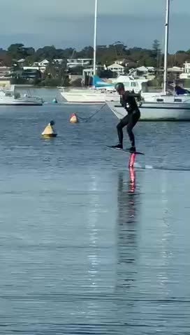 Walk above water standup paddle sport