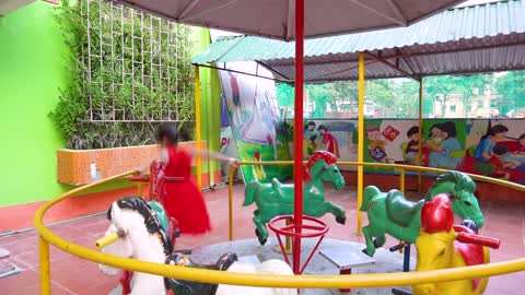 This Indoor playground for all kids pretend play with Lala Kids TV doctor