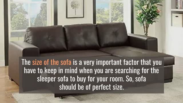 Comfortable Sleeper Sofa