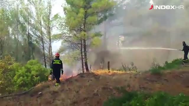 Pelješac: Vatrogasci gase požare