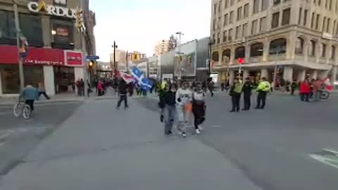 Rolling Thunder Motorcycle Convoy In Ottawa April 29 2022