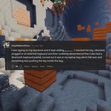 windoes keeps typeing a button guess what one it is