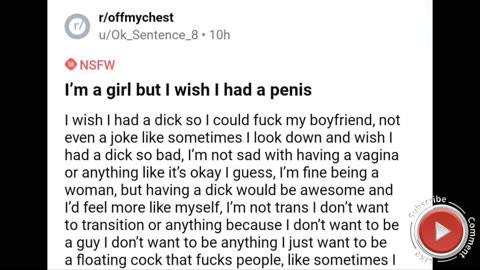 I have penis envy