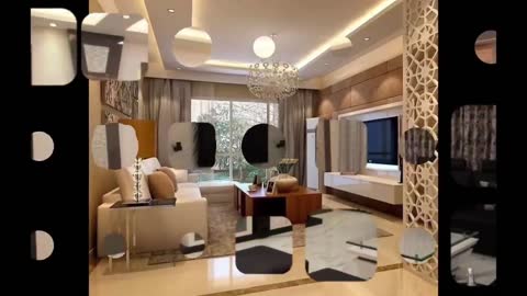 How to decorate the living room of the rich