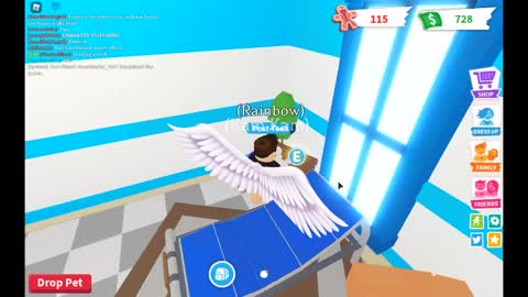 Playing Roblox Adopt Me for a Little Bit