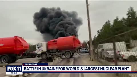 Battle in Ukraine for world's largest nuclear plant