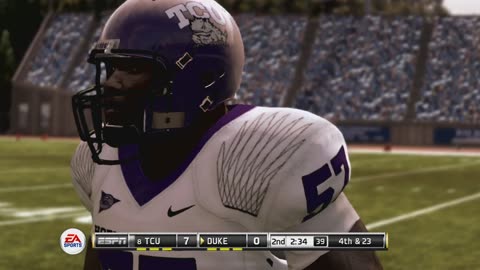 NCAA Football11 (Ps3) TCU Horned Frogs vs Duke Blue Devils Part2