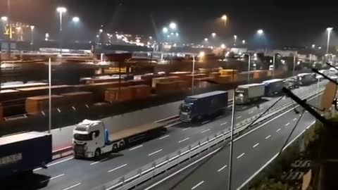Port of Genoa Sampierdarena in Italy
