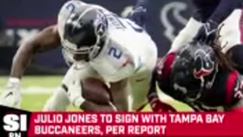 Julio Jones Signs One-Year Deal with Buccaneers