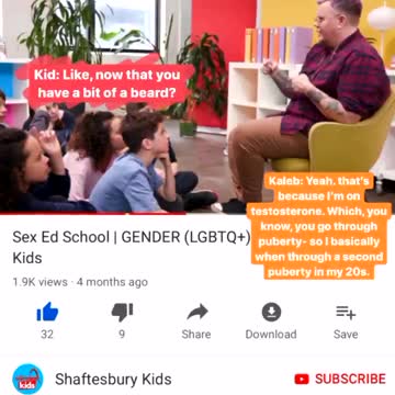 Trans Man Teaches ‘Sex-Ed School’ To Children