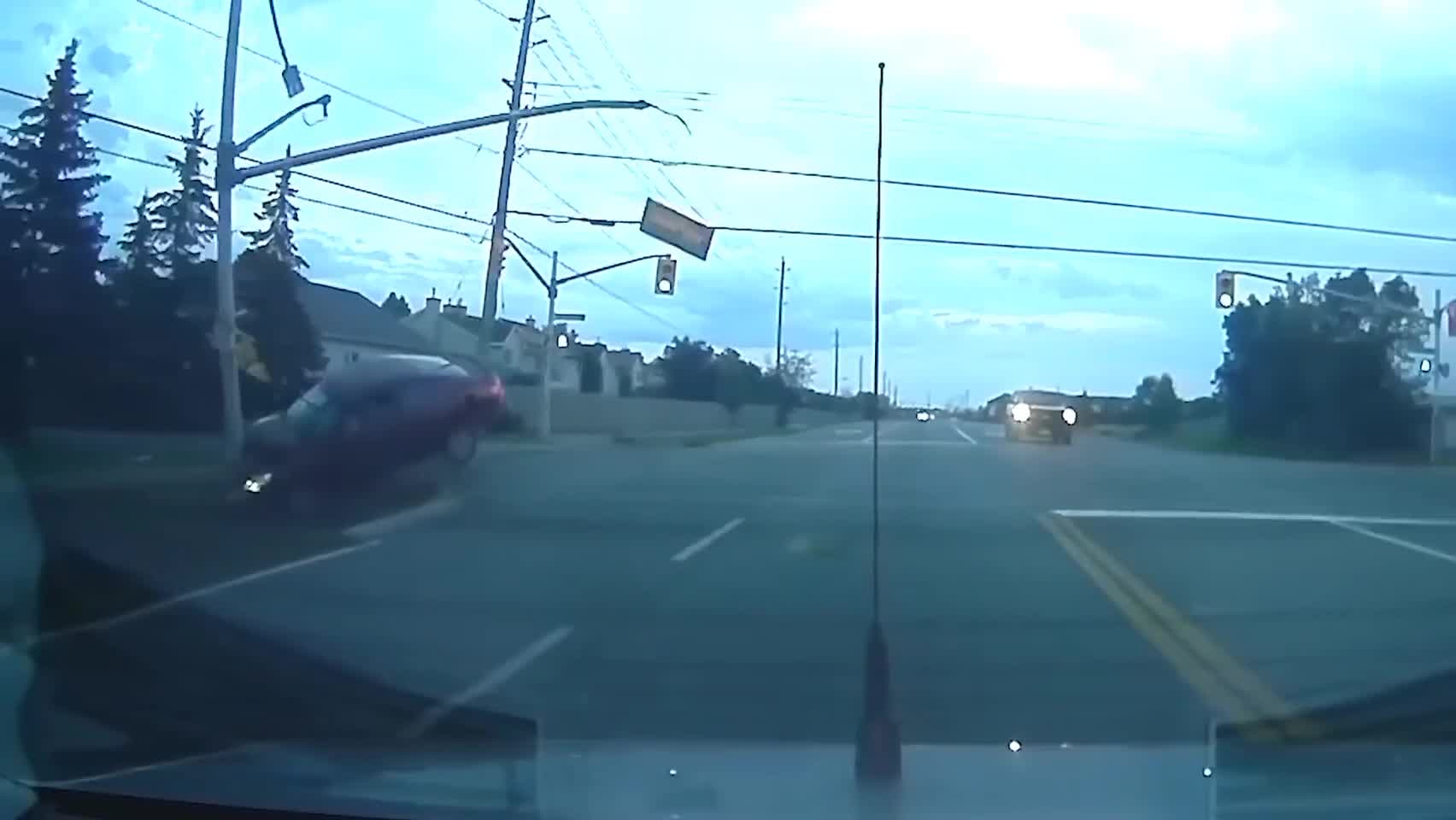 Car Accident Caught on Camera