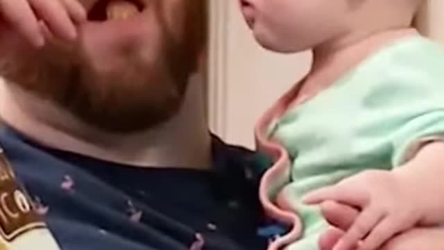 Funny Baby Videos eating # Short