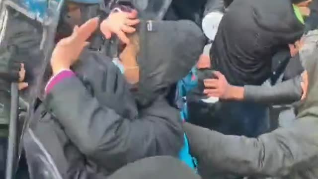 Chaos In Italy Protesters