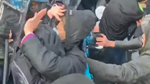 Chaos In Italy Protesters