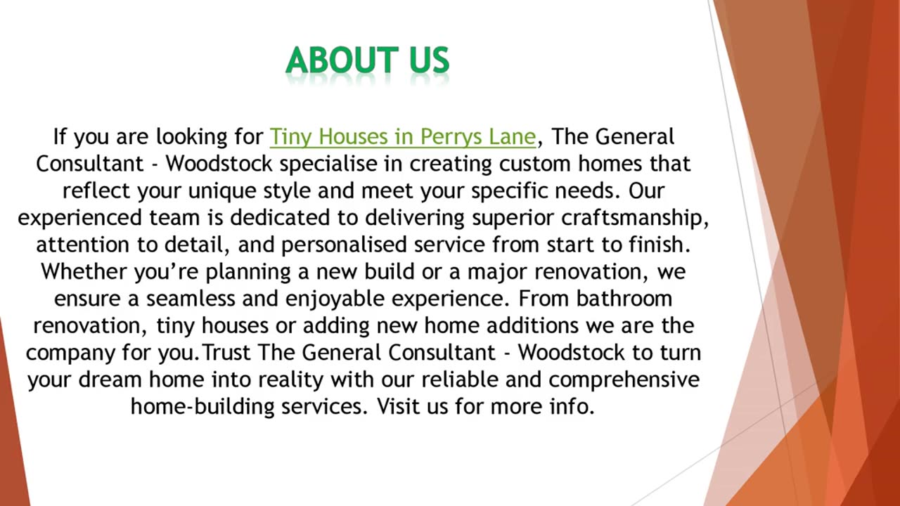 If you are looking for Tiny Houses in Perrys Lane