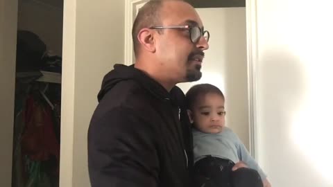 Rapping 'Just the 2 of Us' to my Son