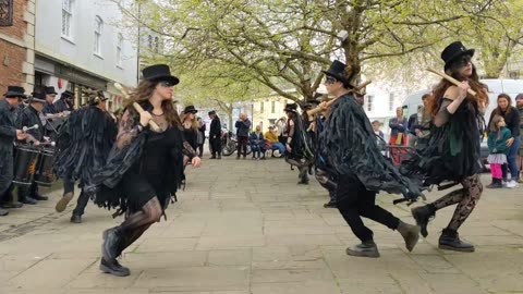 Beltane Border Morris - Cross Trees. April 23rd 2022