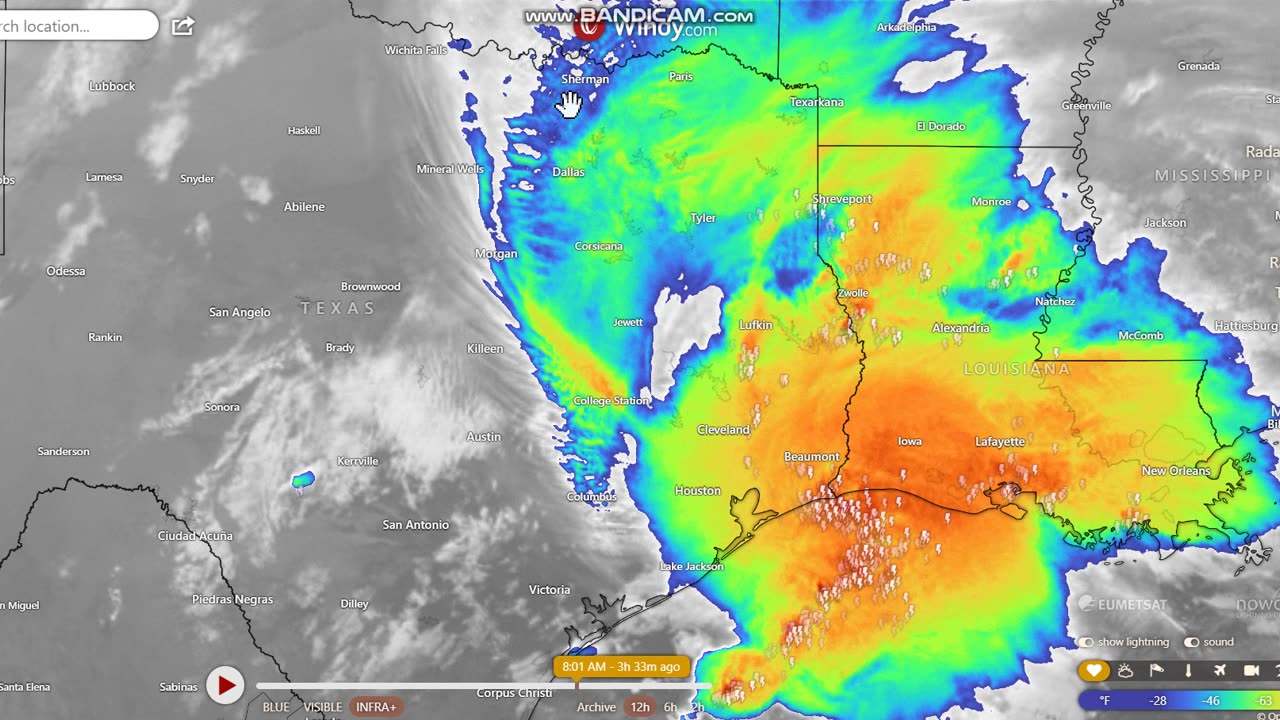 H.A.A.R.P. Frequency Waves Over Northeast U.S! Man-Made Electrical Storms, Louisiana & Mississippi!