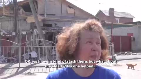 Describes how Azov kicked civilians out of shelters