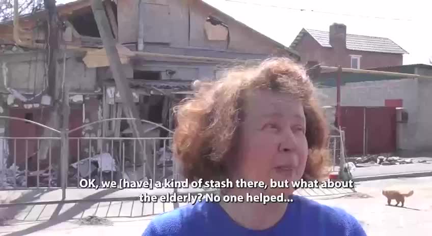 Describes how Azov kicked civilians out of shelters