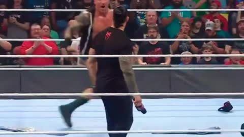 Suddenly Double Rko And Roman Reigns Scared shorts_1080p