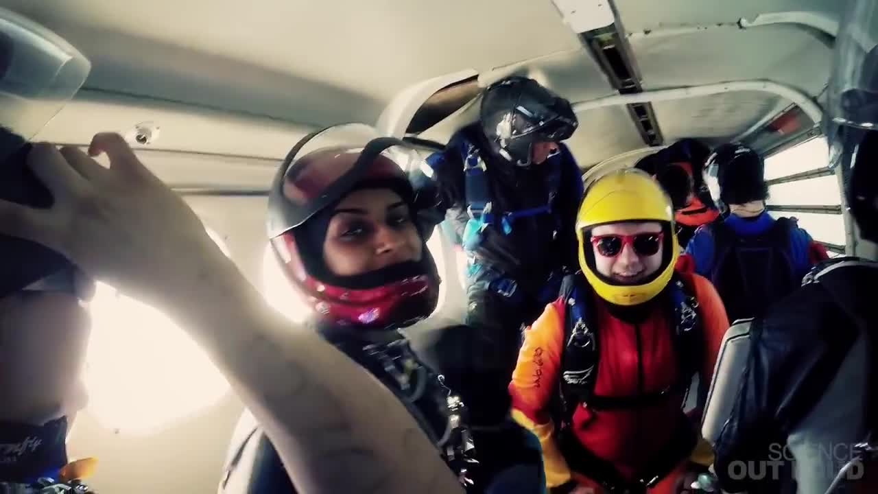 The video behind skydiving