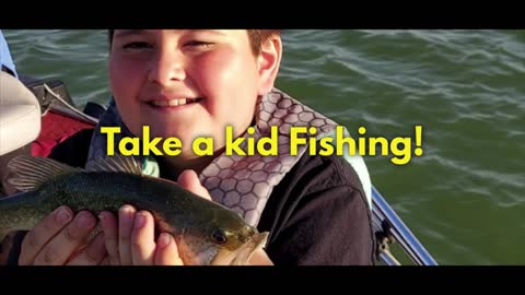 Take a Kid Fishing- Fishing with Isaac