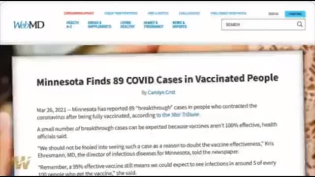 People Who Vaccinated getting covid or Some, End up Dead