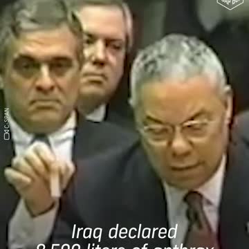 Colin Powell Tells The Lies To Sell The Iraq War
