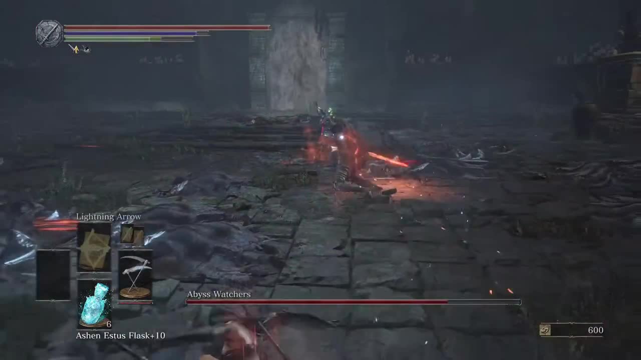 Abyss Watchers Frede'd Great Scythe NO Healing, Dark Souls 3